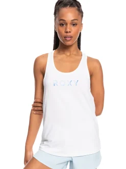 Roxy T-Shirts & Tops*Rock Non Stop - Workout Vest Top Voor Dames Bright White
