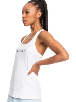 Roxy T-Shirts & Tops*Rock Non Stop - Workout Vest Top Voor Dames Bright White