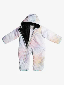 Roxy Snowboard Meisjes*Rose 2022 - Geisoleerde Snowsuit Voor Baby’S Bright White Splash