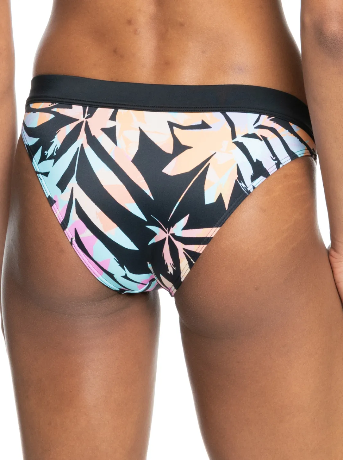 Roxy Bikini Bottoms* Active - Bikinibroekje Voor Dames Anthracite Zebra Jungle
