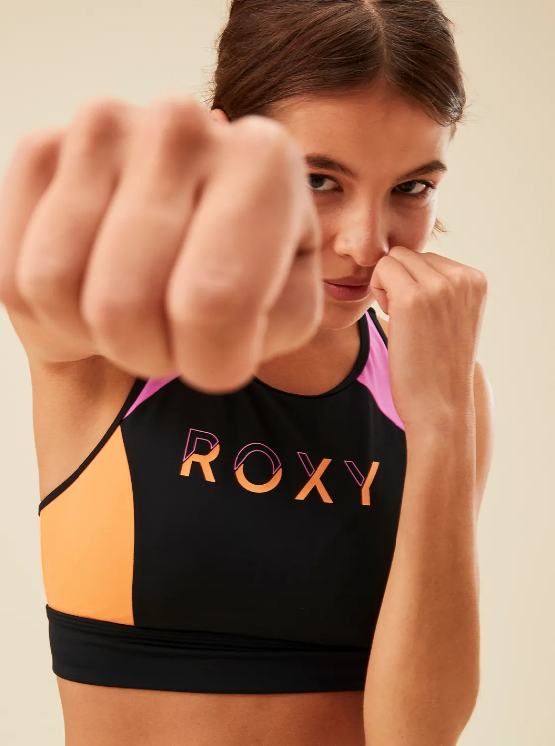 Roxy Bikini Tops* Active - Bikinitop Voor Dames Anthracite