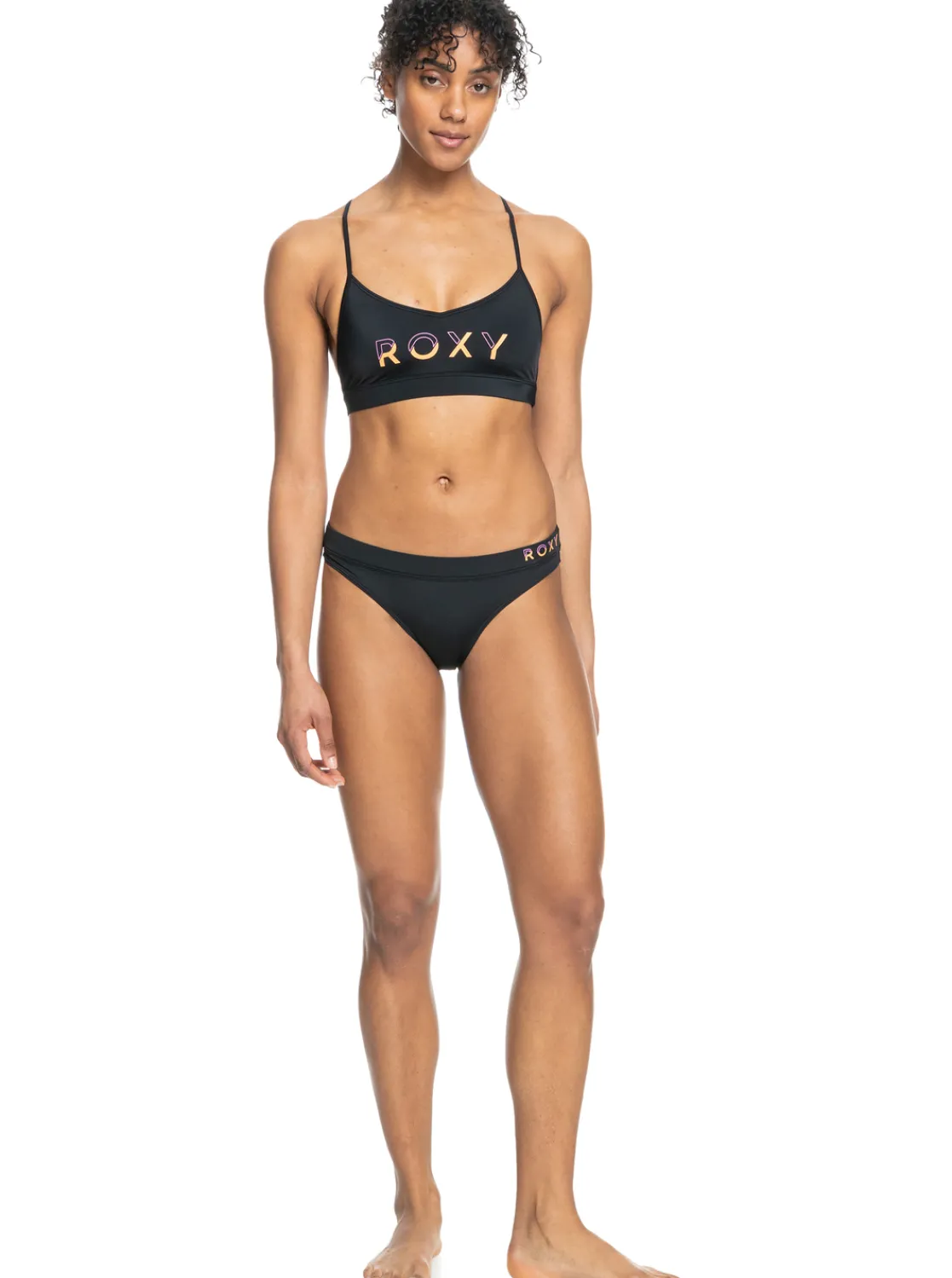 Roxy Bikini Tops* Active - Bralette Bikinitop Voor Dames Anthracite