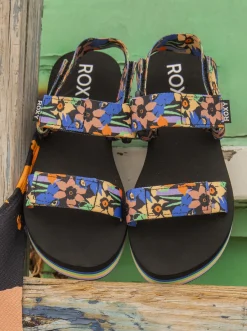 Roxy Slippers* Cage - Sandalen Voor Dames Black/Blue