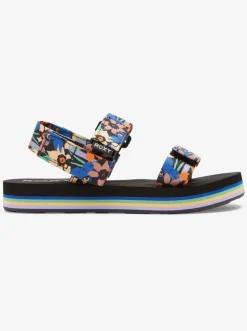Roxy Slippers* Cage - Sandalen Voor Dames Black/Blue