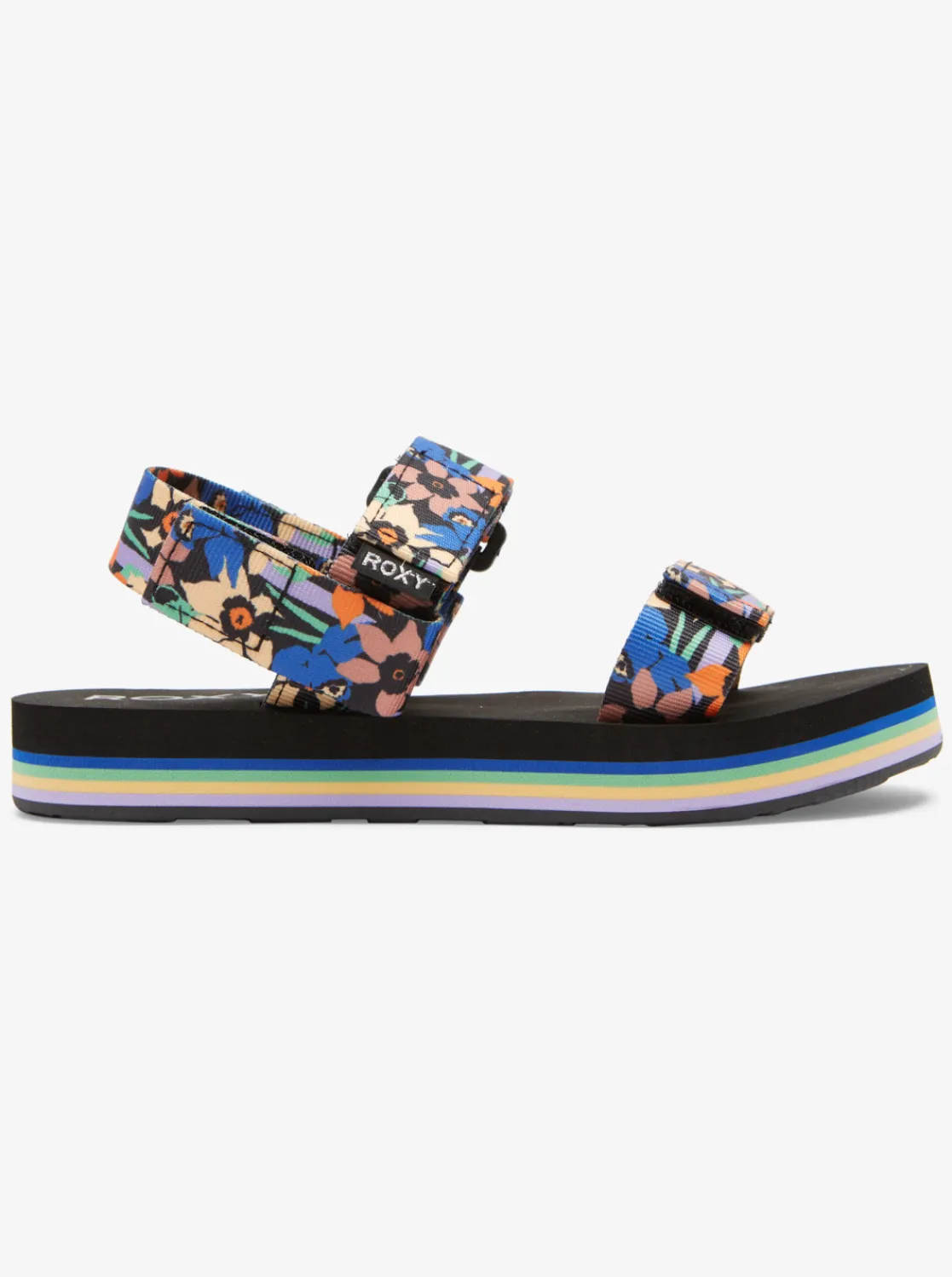 Roxy Slippers* Cage - Sandalen Voor Dames Black/Blue