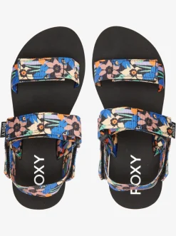 Roxy Slippers* Cage - Sandalen Voor Dames Black/Blue