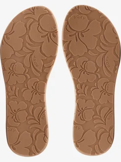 Roxy Slippers* Cage - Sandalen Voor Dames Tan/Brown