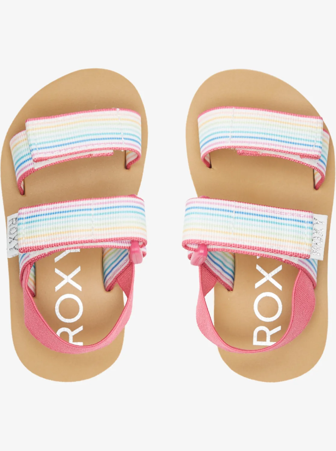 Roxy Schoenen* Cage - Sandalen Voor Toddlers White/Pink/Multi