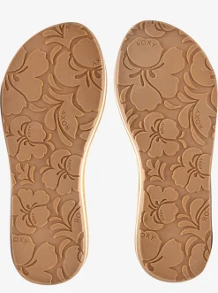 Roxy Slippers* Cage - Sandalen Voor Dames White/Fluorescent