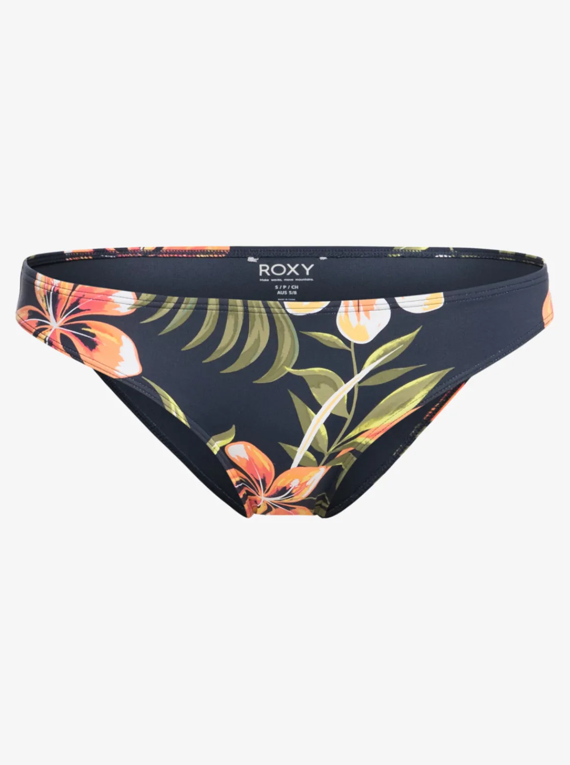 Roxy Bikini Bottoms* Into The Sun - Bikinibroekje Voor Dames Mood Indigo Tropical Depht