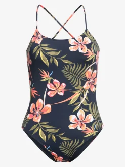 Roxy Monokini'S* Into The Sun - Eendelig Badpak Voor Dames Mood Indigo Tropical Depht