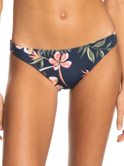 Roxy Bikini Bottoms* Into The Sun - Medium Bikinibroekje Voor Dames Mood Indigo Tropical Depht
