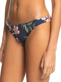 Roxy Bikini Bottoms* Into The Sun - Medium Bikinibroekje Voor Dames Mood Indigo Tropical Depht