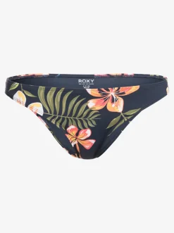 Roxy Bikini Bottoms* Into The Sun - Medium Bikinibroekje Voor Dames Mood Indigo Tropical Depht