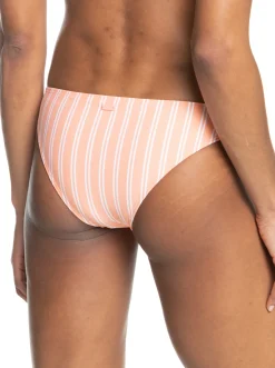 Roxy Bikini Bottoms* Into The Sun - Medium Bikinibroekje Voor Dames Papaya Punch Novelta Stripe H