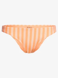 Roxy Bikini Bottoms* Into The Sun - Medium Bikinibroekje Voor Dames Papaya Punch Novelta Stripe H