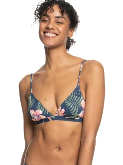 Roxy Bikini Tops* Into The Sun - Tiki Tri Bikinitop Voor Dames Mood Indigo Tropical Depht