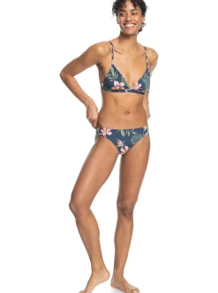 Roxy Bikini Tops* Into The Sun - Tiki Tri Bikinitop Voor Dames Mood Indigo Tropical Depht
