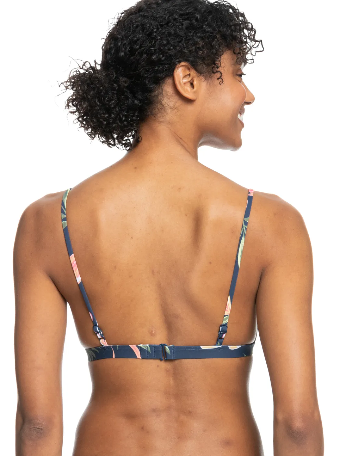 Roxy Bikini Tops* Into The Sun - Tiki Tri Bikinitop Voor Dames Mood Indigo Tropical Depht