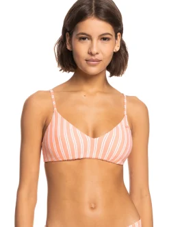 Roxy Bikini Tops* Into The Sun - Triangel Bikinitop Voor Dames Papaya Punch Novelta Stripe H