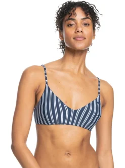 Roxy Bikini Tops* Into The Sun - Triangel Bikinitop Voor Dames Mood Indigo Novela Stripe Vert