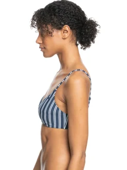 Roxy Bikini Tops* Into The Sun - Triangel Bikinitop Voor Dames Mood Indigo Novela Stripe Vert