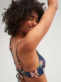 Roxy Bikini Tops* Into The Sun - Triangel Bikinitop Voor Dames Mood Indigo Tropical Depht