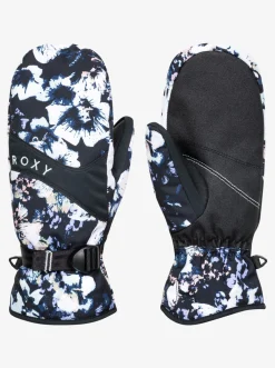 Roxy Handschoenen* Jetty 2022 - Snowboard/Skiwanten Voor Dames True Black Black Flowers
