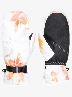 Roxy Handschoenen* Jetty 2022 - Snowboard/Skiwanten Voor Dames Bright White Tenderness