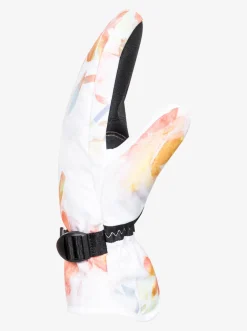 Roxy Handschoenen* Jetty 2022 - Snowboard/Skiwanten Voor Dames Bright White Tenderness