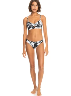 Roxy Bikini Bottoms* Love The Baja - Cheeky Bikinibroekje Voor Dames Anthracite Surf Trippin Bico S