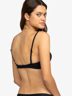 Roxy Bikini Tops* Love The Beach Vibe - Bandeau Bikinitop Voor Dames Anthracite