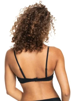 Roxy Bikini Tops* Love The Beach Vibe - Bandeau Bikinitop Voor Dames Anthracite
