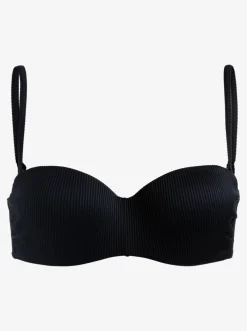 Roxy Bikini Tops* Love The Beach Vibe - Bandeau Bikinitop Voor Dames Anthracite