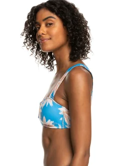 Roxy Bikini Tops* Love The Coco - Bralette Bikinitop Voor Dames Azure Blue Palm Island