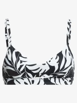 Roxy Bikini Tops* Love The Cross Step - Bralette Bikinitop Voor Dames Anthracite Surf Trippin Bico S