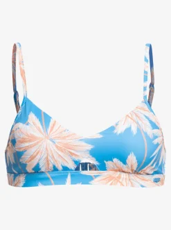 Roxy Bikini Tops* Love The Cross Step - Bralette Bikinitop Voor Dames Azure Blue Palm Island