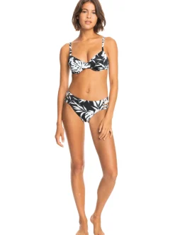 Roxy Bikini Tops* Love The Muse - Bikinitop Met Beugels, Aan Twee Kanten Draagbaar Voor Dames Anthracite Surf Trippin Bico S