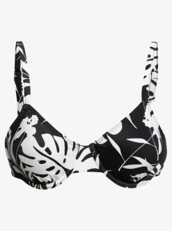 Roxy Bikini Tops* Love The Muse - Bikinitop Met Beugels, Aan Twee Kanten Draagbaar Voor Dames Anthracite Surf Trippin Bico S