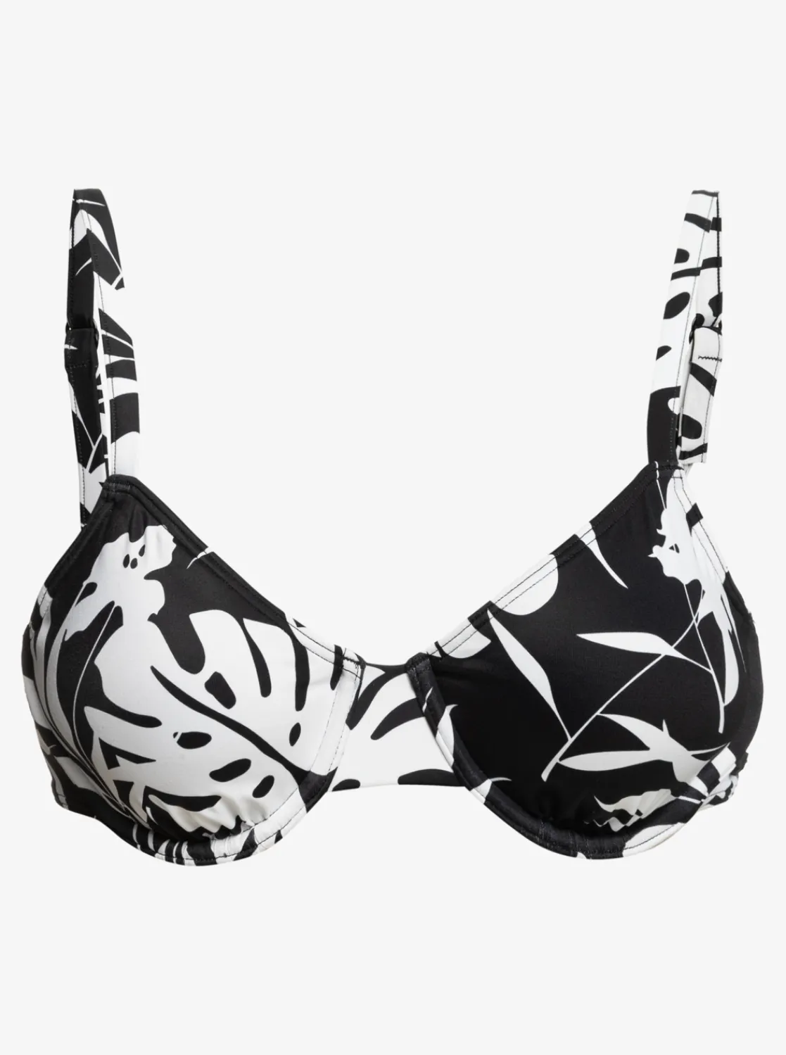 Roxy Bikini Tops* Love The Muse - Bikinitop Met Beugels, Aan Twee Kanten Draagbaar Voor Dames Anthracite Surf Trippin Bico S