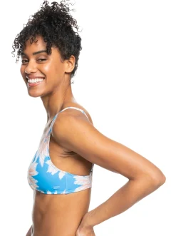 Roxy Bikini Tops* Love The Oceana - Langere Tri Bikinitop Voor Dames Azure Blue Palm Island