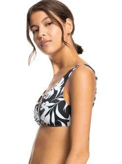 Roxy Bikini Tops* Love The Oceana - Langere Tri Bikinitop Voor Dames Anthracite Surf Trippin Bico S