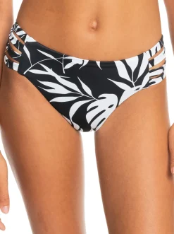 Roxy Bikini Bottoms* Love The Rocker - Hipster Bikinibroekje Voor Dames Anthracite Surf Trippin Bico S
