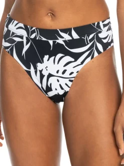 Roxy Bikini Bottoms* Love The Shorey - Bikinibroekje Met Medium Taille Voor Dames Anthracite Surf Trippin Bico S