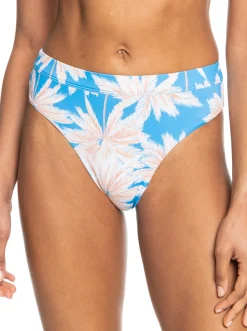 Roxy Bikini Bottoms* Love The Shorey - Bikinibroekje Met Medium Taille Voor Dames Azure Blue Palm Island