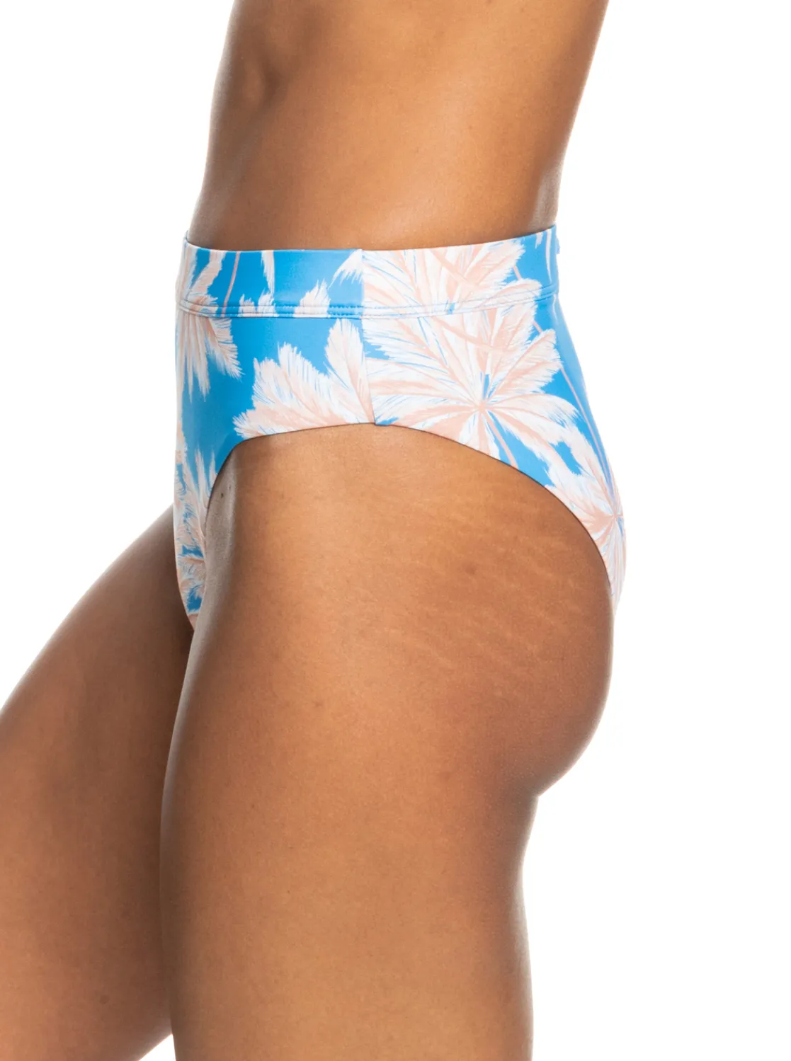 Roxy Bikini Bottoms* Love The Shorey - Bikinibroekje Met Medium Taille Voor Dames Azure Blue Palm Island