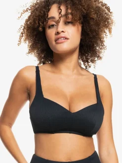 Roxy Bikini Tops* Love The Sun Ray - Bikinitop Cupmaat D Voor Dames Anthracite