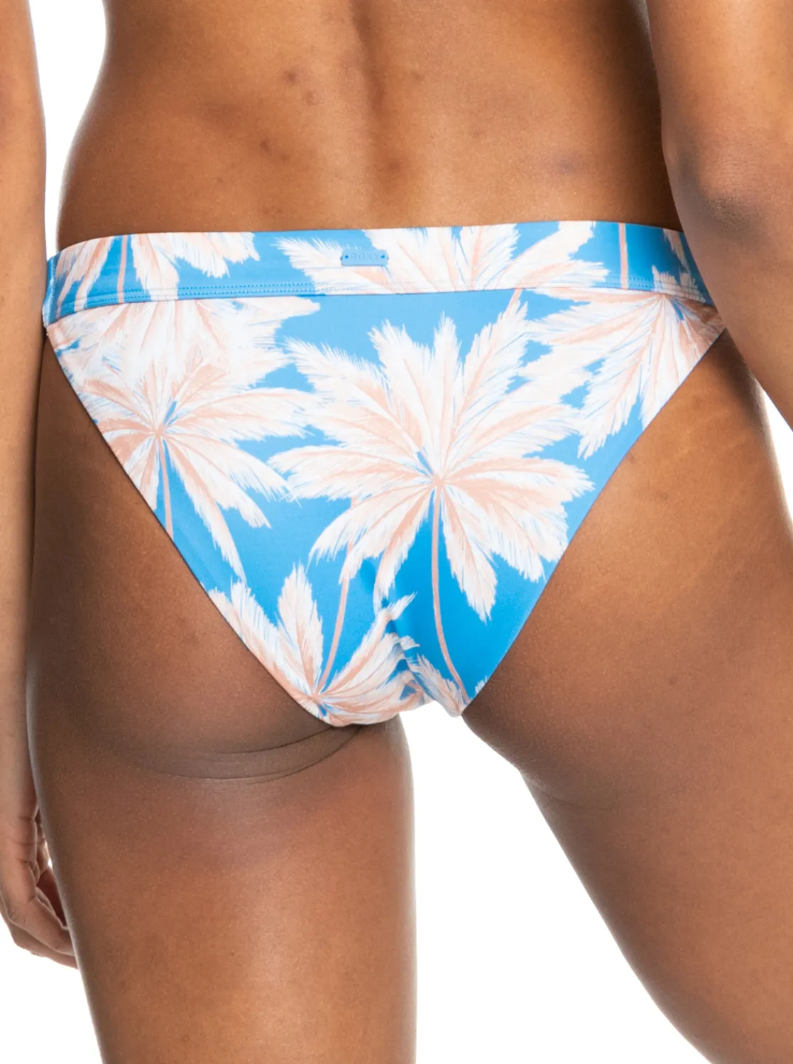 Roxy Bikini Bottoms* Love The Surfrider - Bikinibroekje Met Medium Taille Voor Dames Azure Blue Palm Island