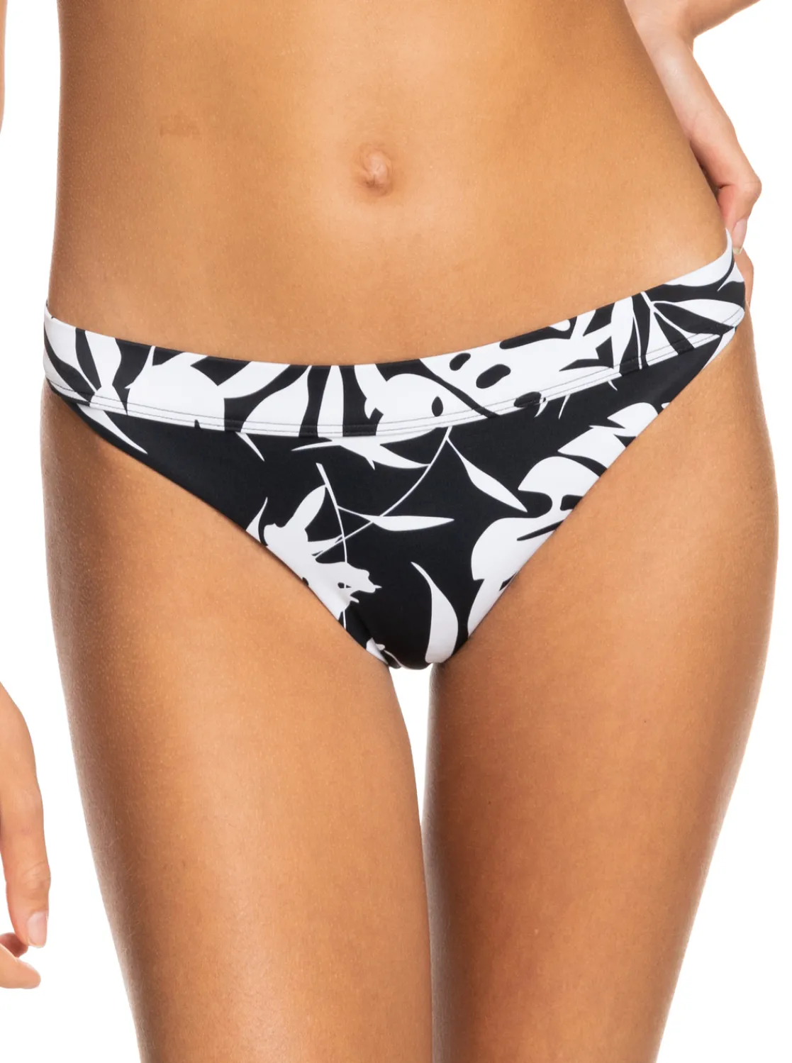 Roxy Bikini Bottoms* Love The Surfrider - Bikinibroekje Met Medium Taille Voor Dames Anthracite Surf Trippin Bico S
