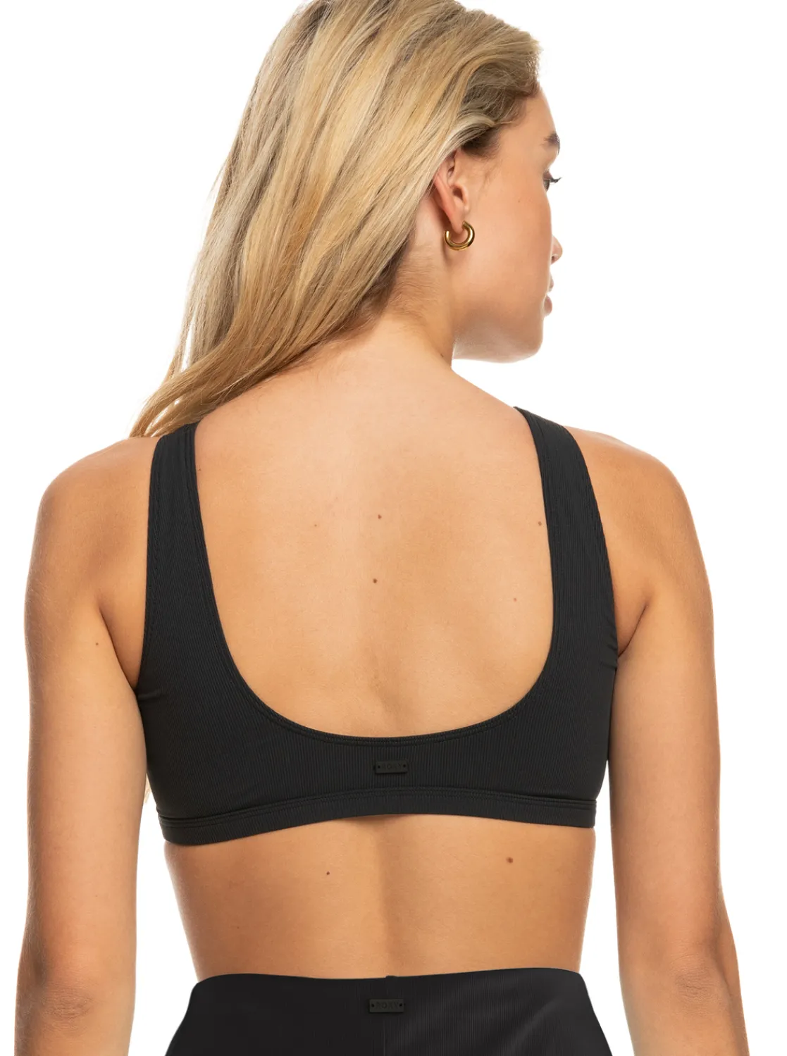 Roxy Bikini Tops* Pro The Pop Up - Crop Bikini Top Voor Dames Anthracite